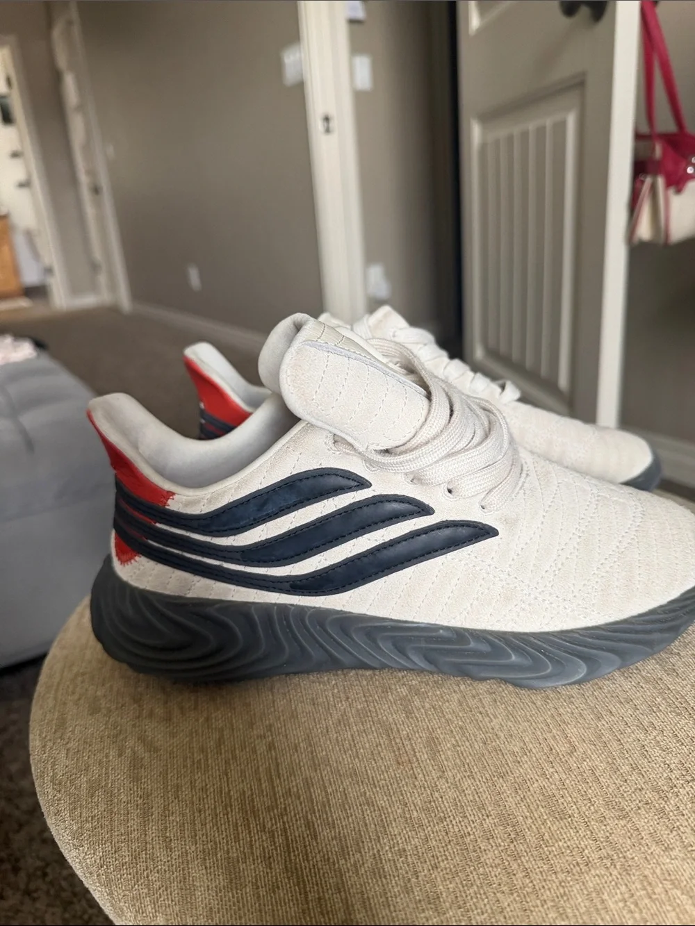 adidas Sobakov Off White Core Black Raw Amber